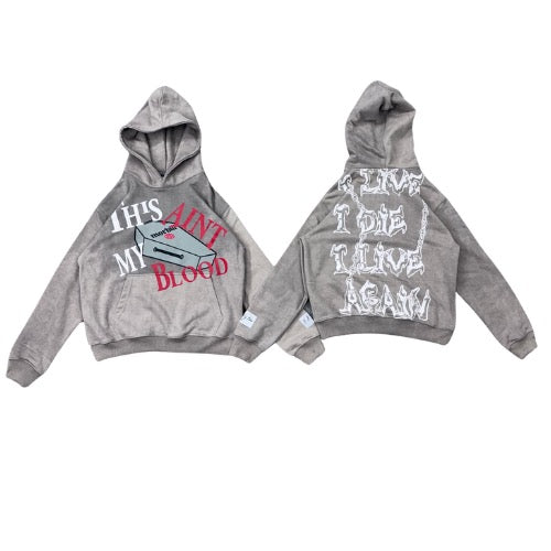 T.A.M.B “Warrior’s Creed” Hoodie (grey)